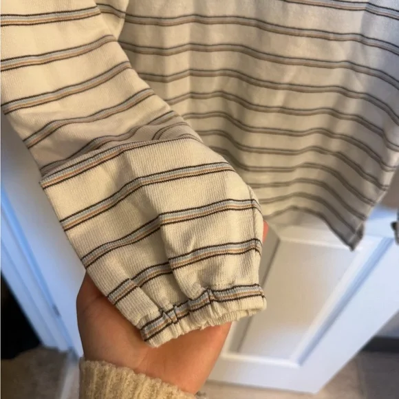 Madewell Long Sleeve Shirt - Stripes - Picture 3 of 5